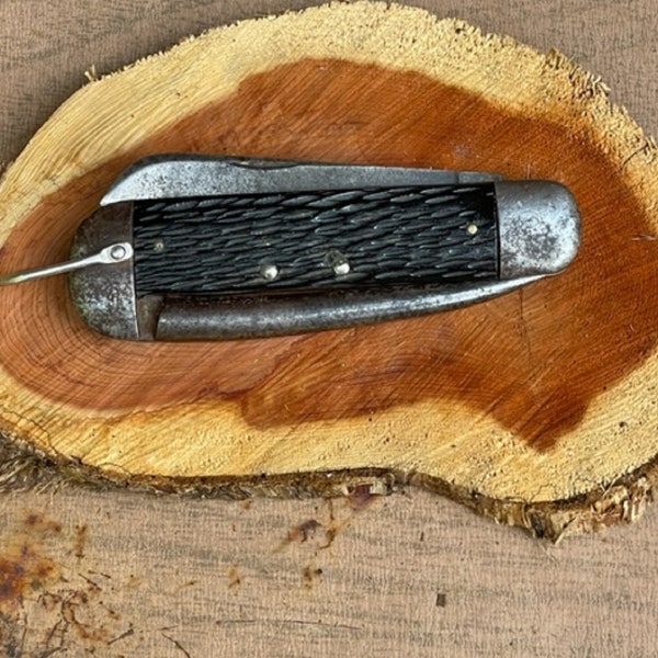 Vintage Schrade Walden Pocketknife - Rare, Have Only Ever Seen One Other Like It - Free Domestic shipping!!