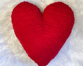 Red Heart of Love Pillow