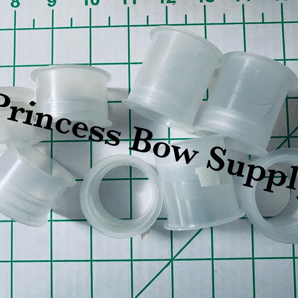 8 empty ribbon plastic spools- fits 7/8”, 1” and 1.5” width ribbons