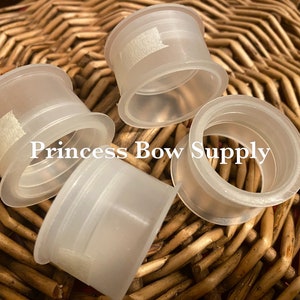 4 or 8 empty ribbon plastic spools- fits 7/8”, 1” width ribbons
