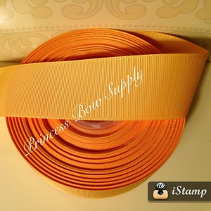2.25&quot; golden yellow cheer width solid grosgrain ribbon, 1-1/2&quot; Thanksgiving Fall wreath dark yellow ribbon supplies, cheerleader bow ribbon