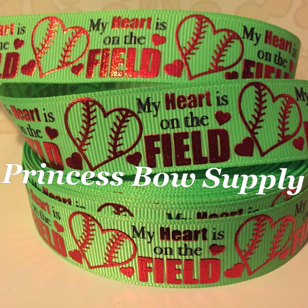 Softball Ribbon Etsy
