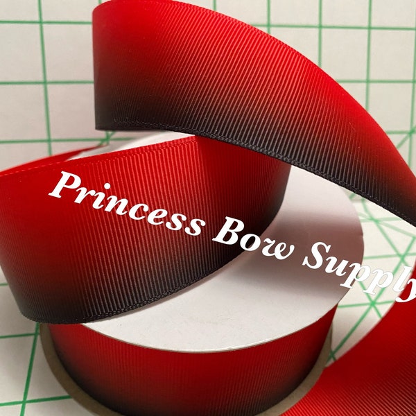 Red and Black Cheer Ribbons Etsy