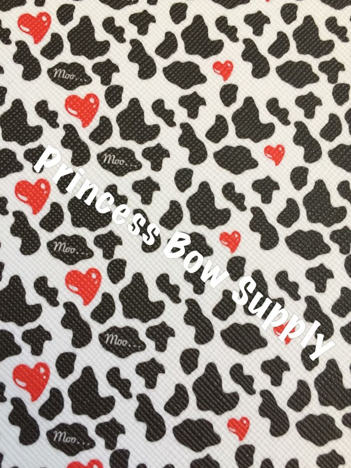 1 sheet cow print faux leather sheet Etsy