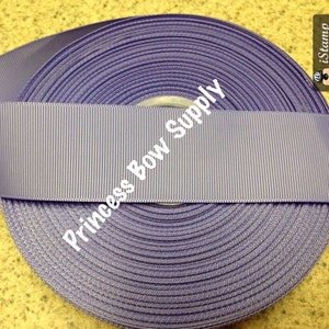 5 yards  1.5&quot; Iris (lavender shade family) solid grosgrain ribbon BTY for bow boutique sew trim birthday party hair bow ribbon