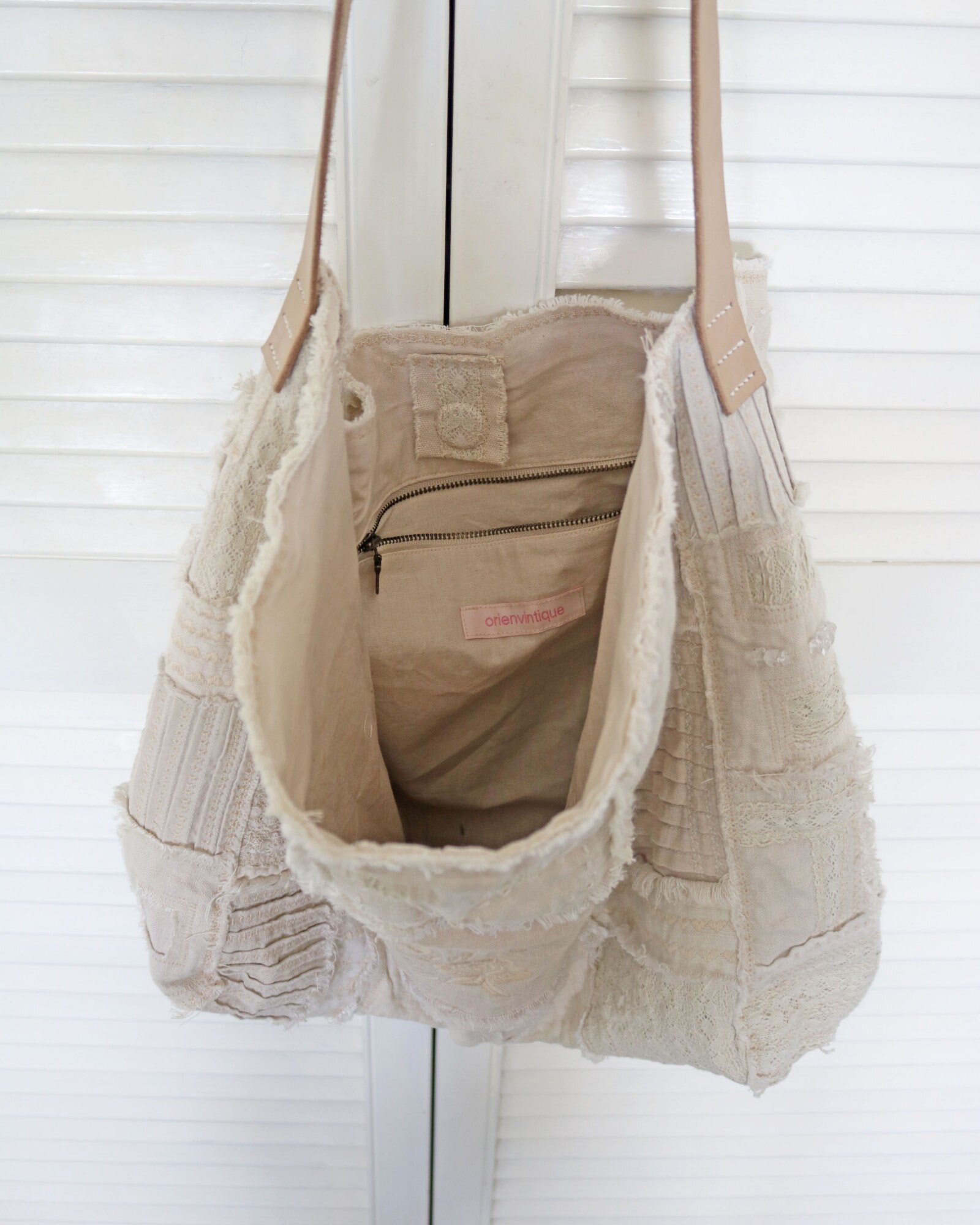 Vintage Romance Large Hobo Bag