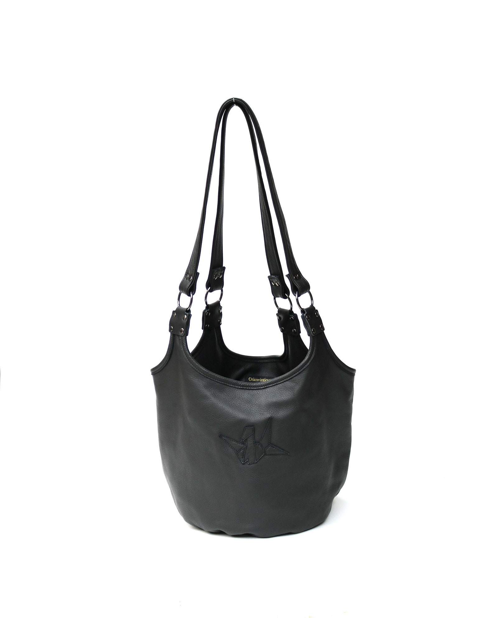 Black Leather Tote Bag, Leather Tote Bag, Leather Tote, Leather Bag