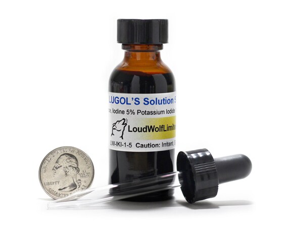 lugols solution 5 1 fluid ounce dropper cap included same day shipping iki solution