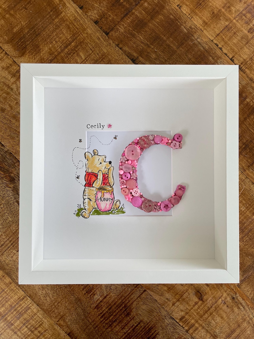 Character Personalised Frame; Hand Drawn and Painted - Etsy
