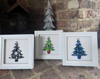 Embellished Christmas tree