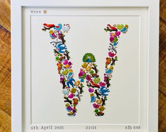 Puffy Sticker personalised frame