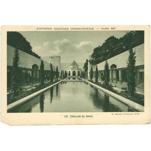 1931 Paris, France Carte postale – Pavillon du Maroc, Exposition Coloniale Internationale