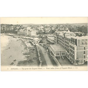 Dinard, Francia – Vista dal Crystal Hotel – Cartolina inizio XX secolo