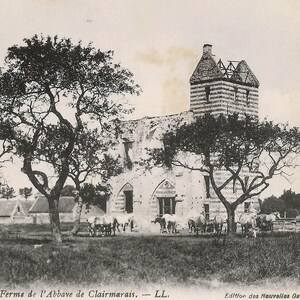 La Ferme de l'Abbaye de Clairmarais, Saint-Omer Frankreich Vintage Postkarte