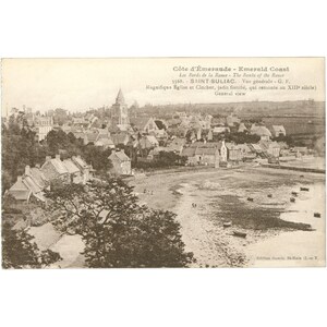 Carte postale Saint-Suliac, France – Vue de Saint-Suliac sur les rives de la Rance