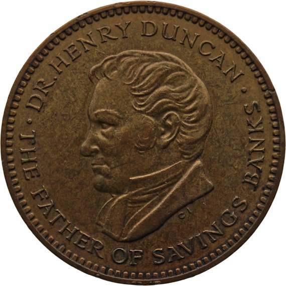 1960 British Medal Token Trustee Savings Bank Week Dr. Henry
