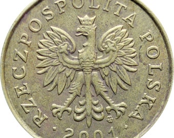 2001 5 Groszy Poland Coin (MO1052-)