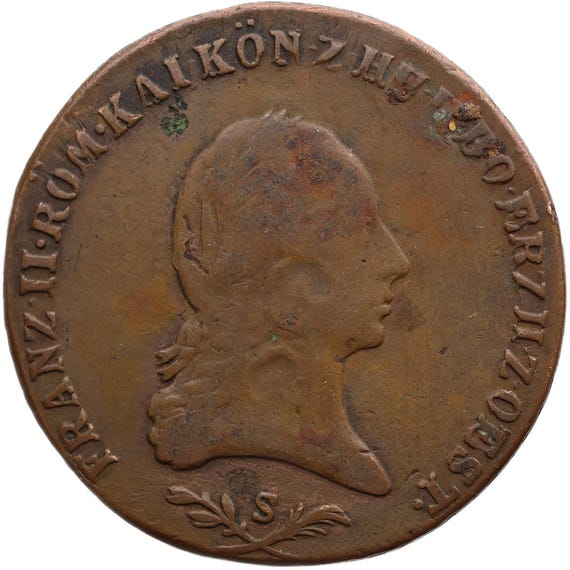 1800 S 6 Kreuzer Austria Coin Francis II - Etsy