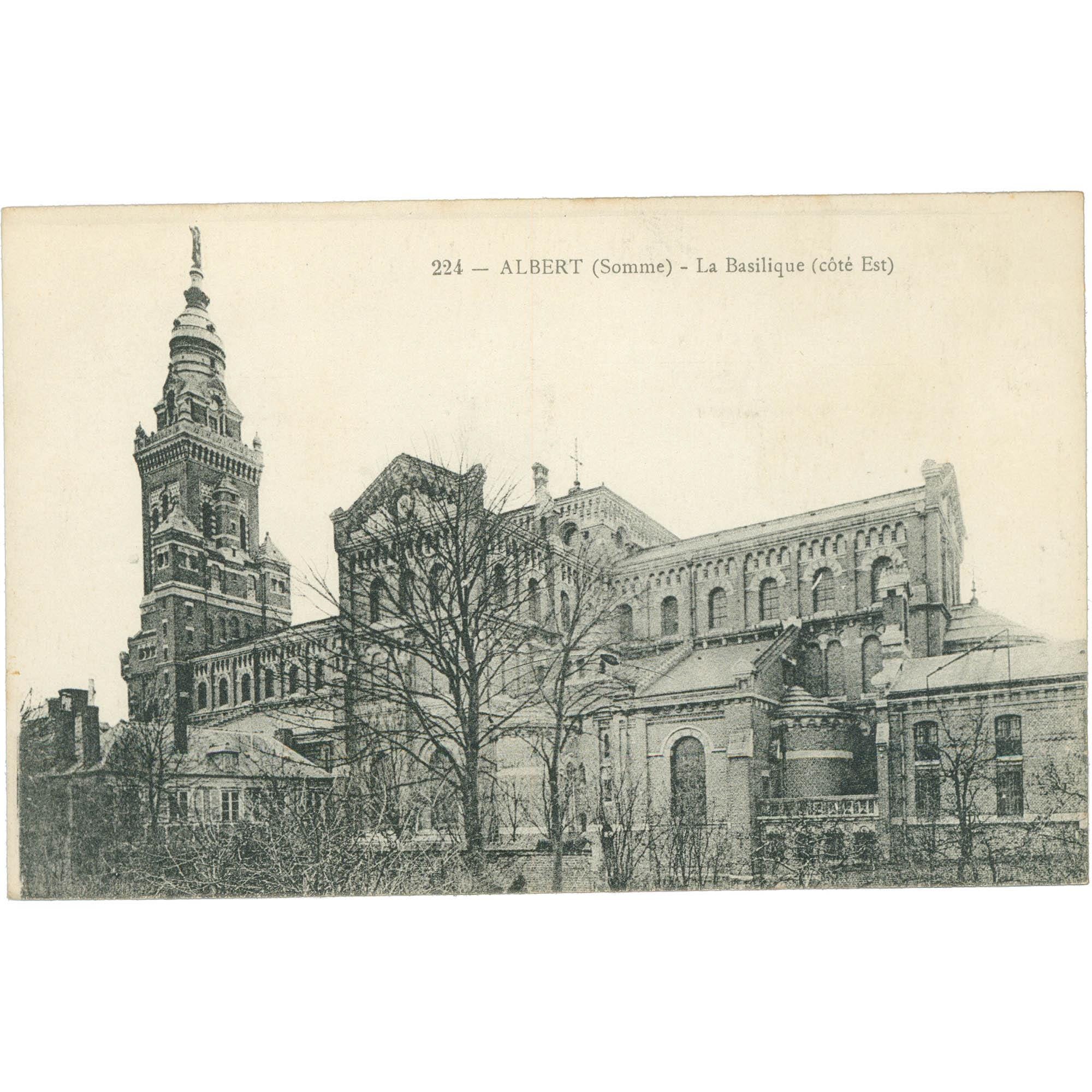 Albert, France – La Basilique (East Side) Postcard Early 20th Century