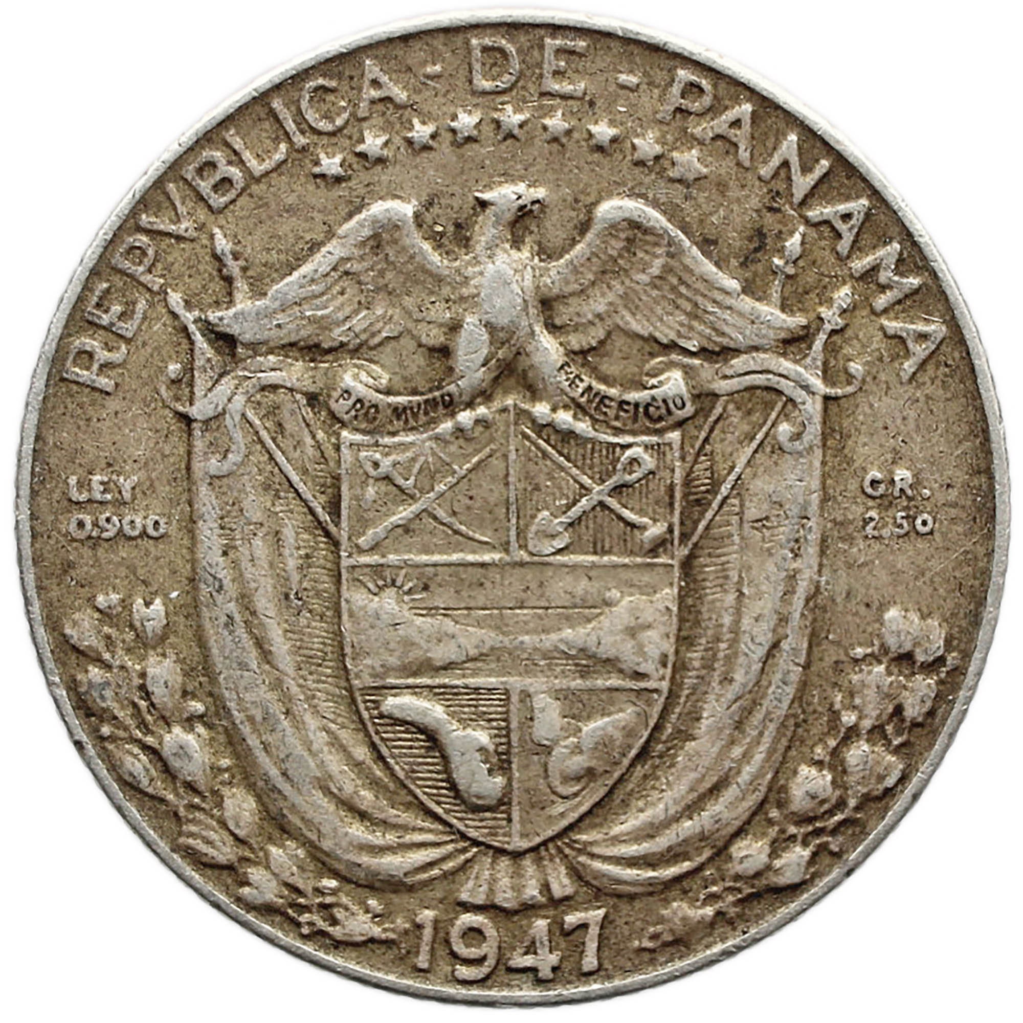 1947 1/10 バルボア パナマ銀貨 バスコ ヌニェス デ バルボア - Etsy 日本