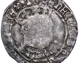 1544 - 1547 Groat Henry VIII 3rd coinage 3 Bust Tower Mint Lis
