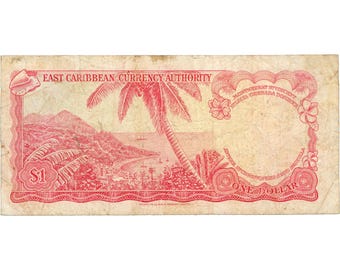 1965年東カリブ1ドル紙幣（BAN429-） - Etsy 日本