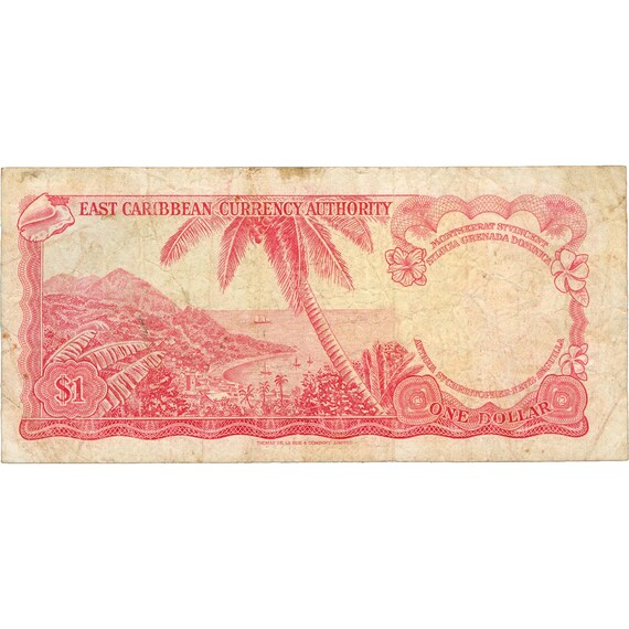 1965年東カリブ1ドル紙幣（BAN429-） - Etsy 日本