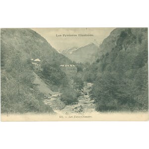 France Les Eaux-Chaudes dans les Pyrénées Carte postale début du xxe siècle