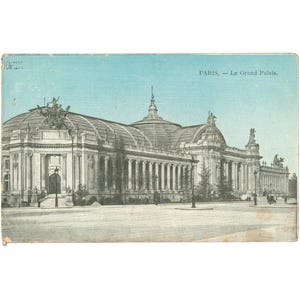 Cartão Postal 1911 Paris, França – Le Grand Palais