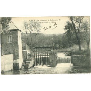 1906 Mont-de-Briques, Frankreich – L’Écluse – Postkarte