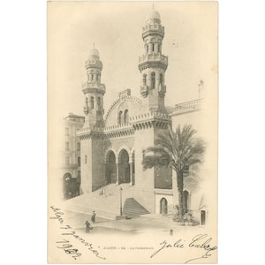 1902 Argel, Argélia Cartão postal – La Cathédrale, início do século XX