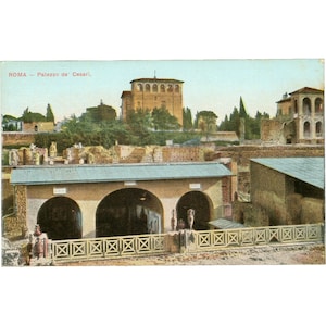 Rome, Italië – Palazzo de' Cesari – ansichtkaart midden 20e eeuw