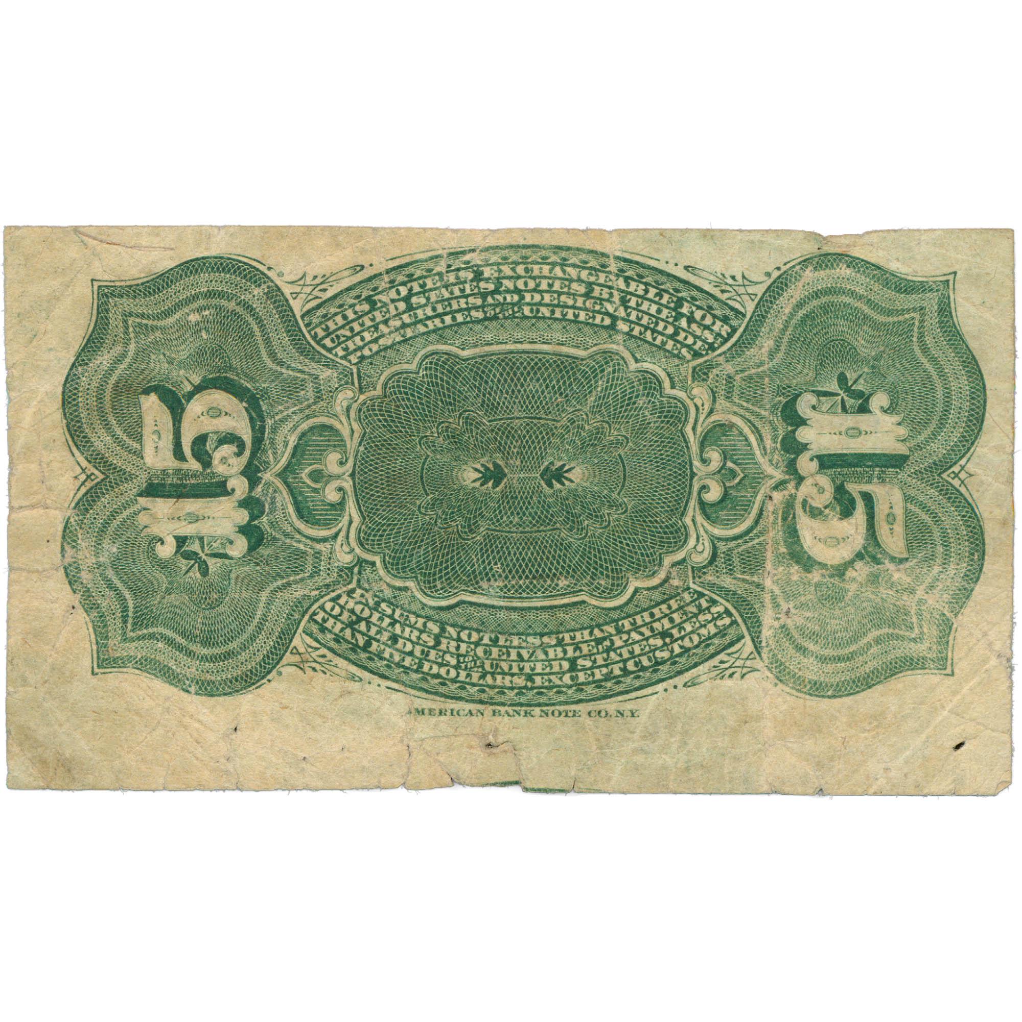1861 United States 15 Cents Fractional Currency (BAN552-)