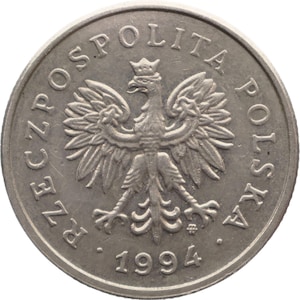1994 1 Zloty Poland Coin (MO3986-)
