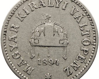 1894 KB 10 Filler Hongarije-munt Franz Joseph I
