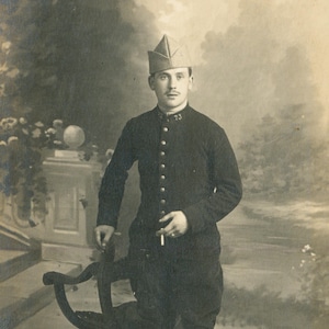 73rd Infantry Regiment of France World War I Era Soldier Louis Montigny Photo Postcard
