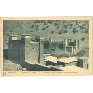 Atlas Gebirge, Marokko Kasbah Animitier de l’ourika Postkarte