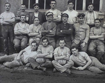 World War I Era German Soldiers Photo Postcard Army WW1 History
