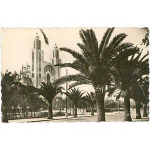 Casablanca, Marocco - Cartolina dell'Église du Sacré-Cœur