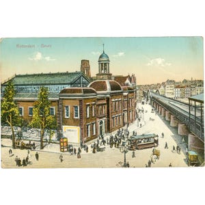 1914 Rotterdam, Pays-Bas - Beurs - Carte postale