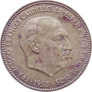 1953 una peseta - Etsy 日本