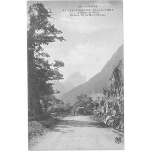 Eaux-Chaudes, Francja – Route de Gabas, Pic du Midi d’Ossau – Pocztówka z początku XX wieku