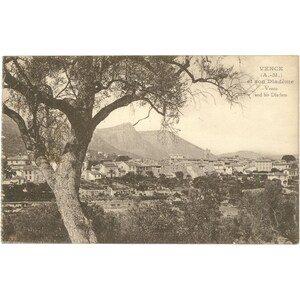Vence, France – Carte postale Vence et son Diadème, début du XXe siècle