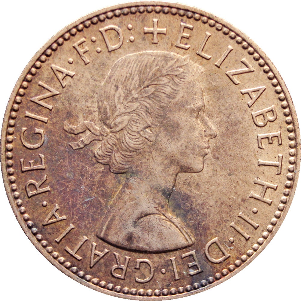 1967 half penny - Etsy 日本