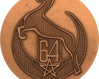 Vintage Frankreich Medaille Arthus-Bertrand Bronze