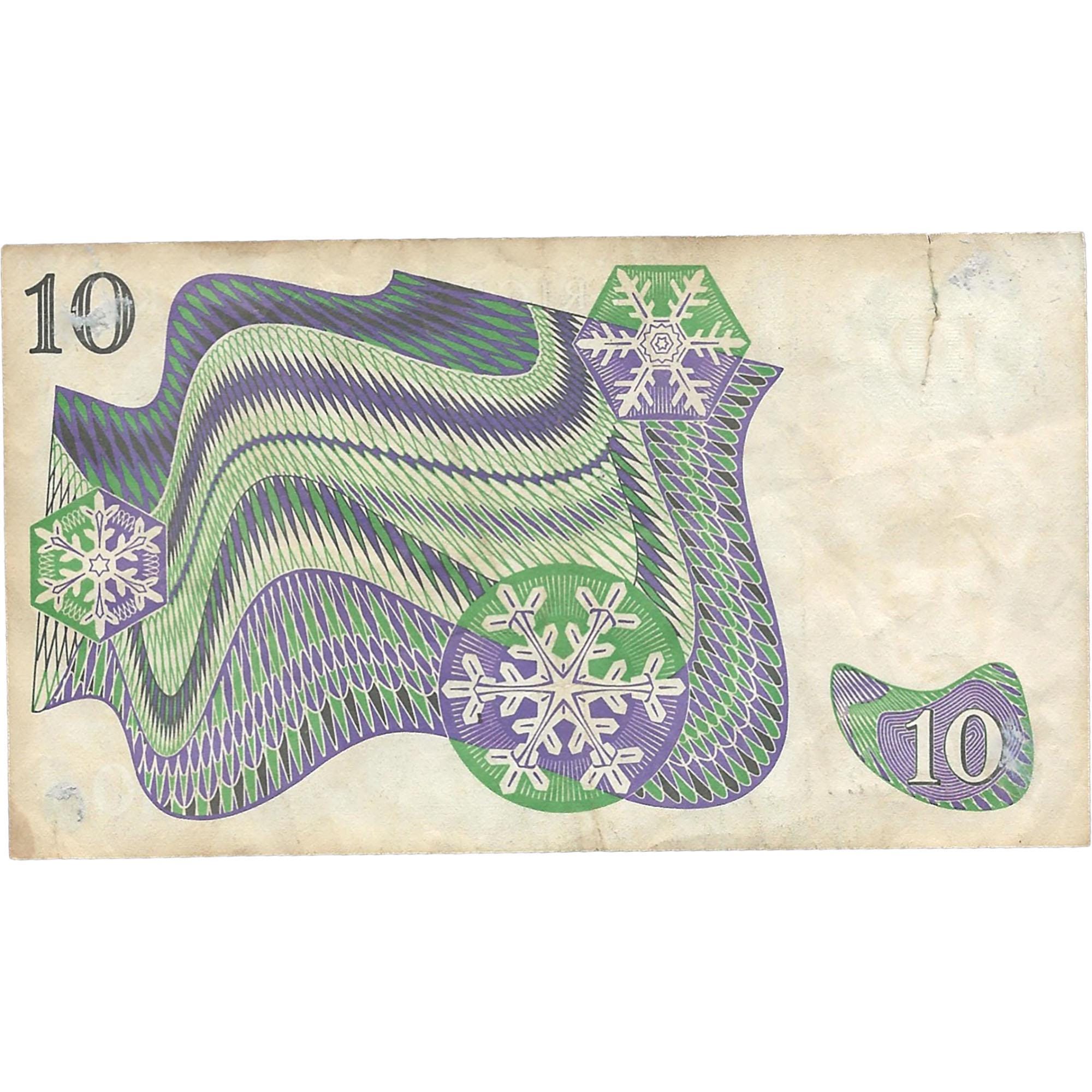 1988 Sweden 10 Kronor Banknote (BAN171-)