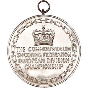Vintage Medal The Commonwealth Shooting Federation European Division