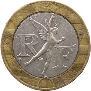 1990 10 Francs France Coin (MO4050-)