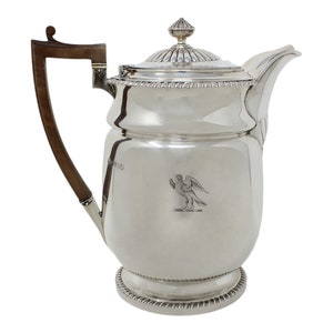 Antique George III Sterling Silver Teapot: London 1814
