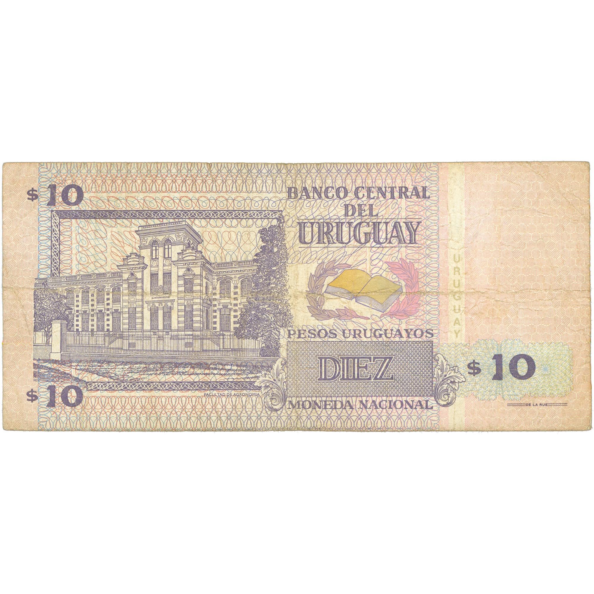 1988 Uruguay 10 Pesos Banknote (BAN401-)